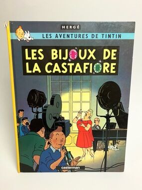 Livre vintage Les aventures de Tintin T.21 Les bijoux de la Castafiore Casterman